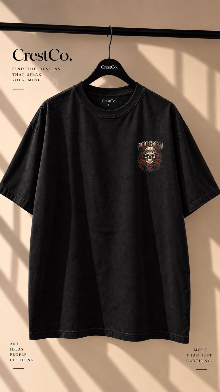 THE DEADLY ROSES OVERSIZED T-SHIRT