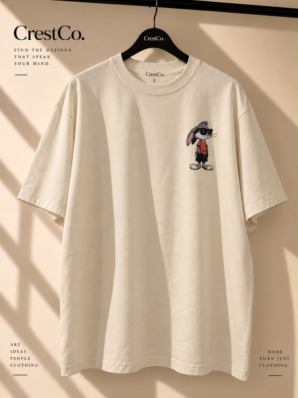 BUNNY THE MENACE OVERSIZED T-SHIRT