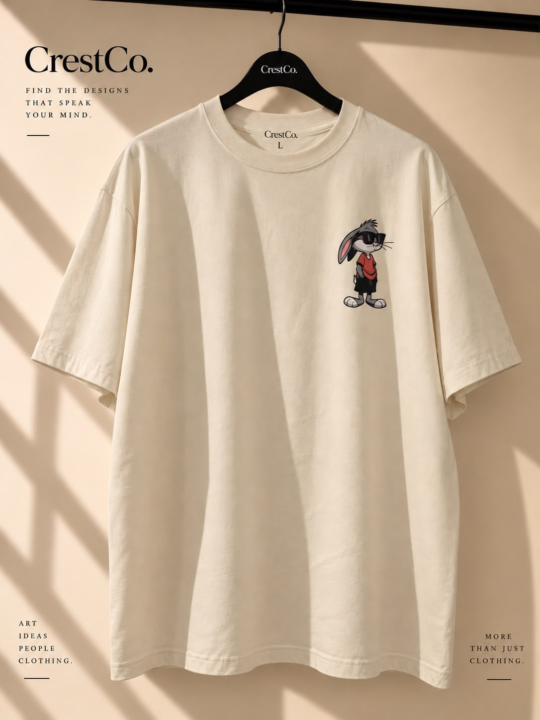 BUNNY THE MENACE OVERSIZED T-SHIRT