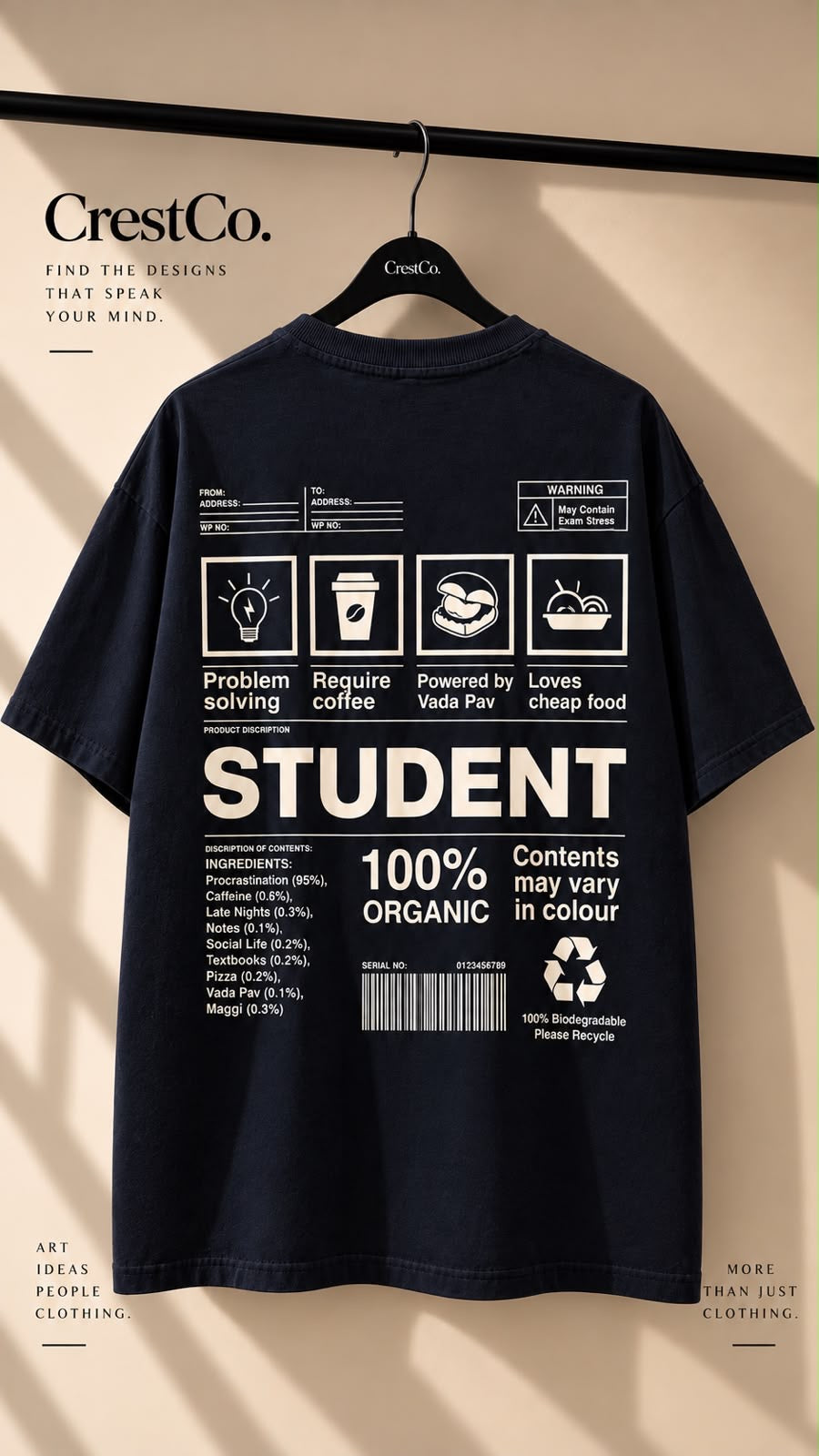 The Student Life Oversized T-Shirt